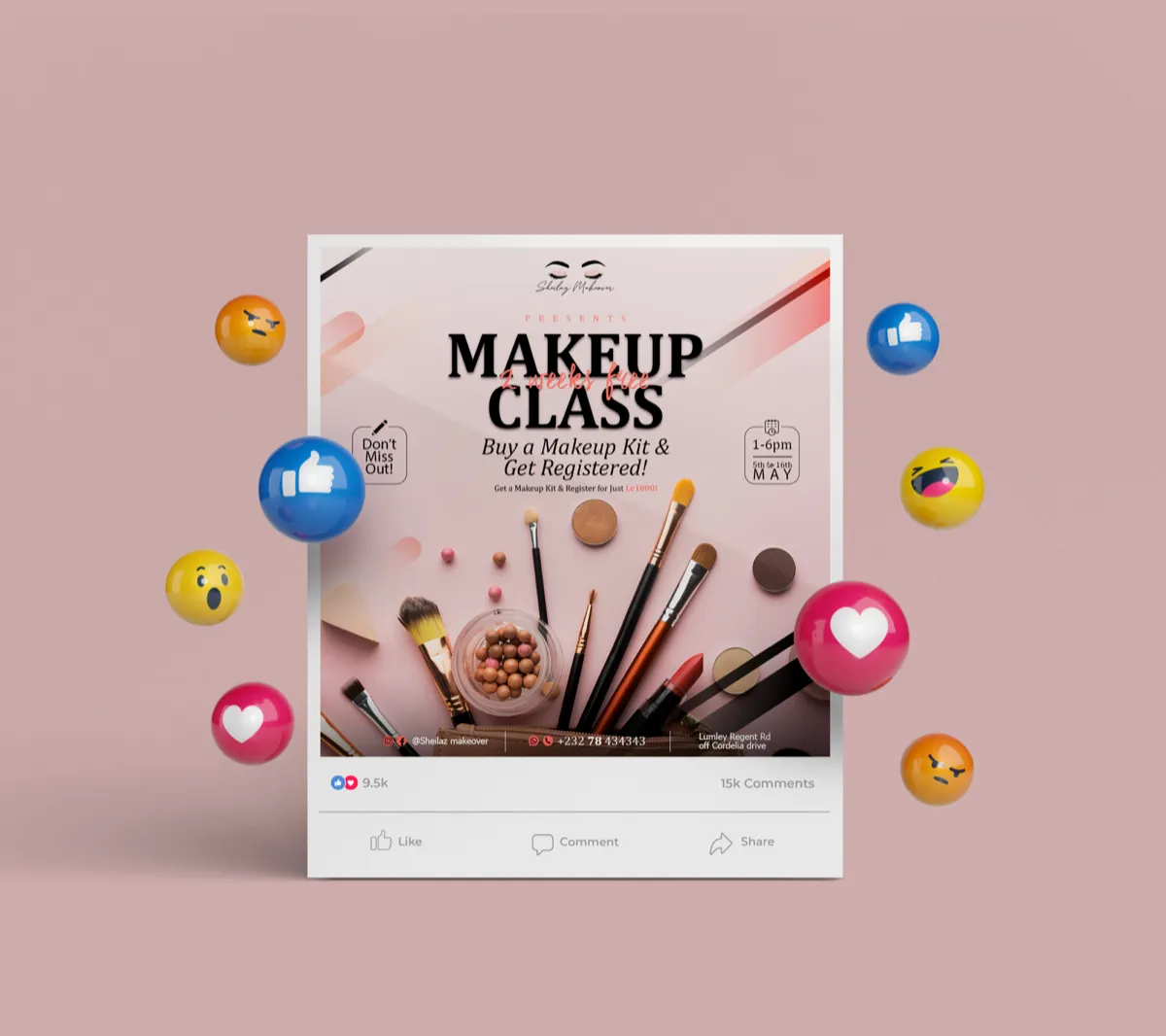 Makeup Class Registration